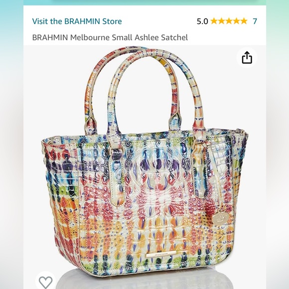 💎🔥 NWT, FULL inclusion BRAHMIN Melbourne Small Ashlee Satchel - Picture 5 of 14